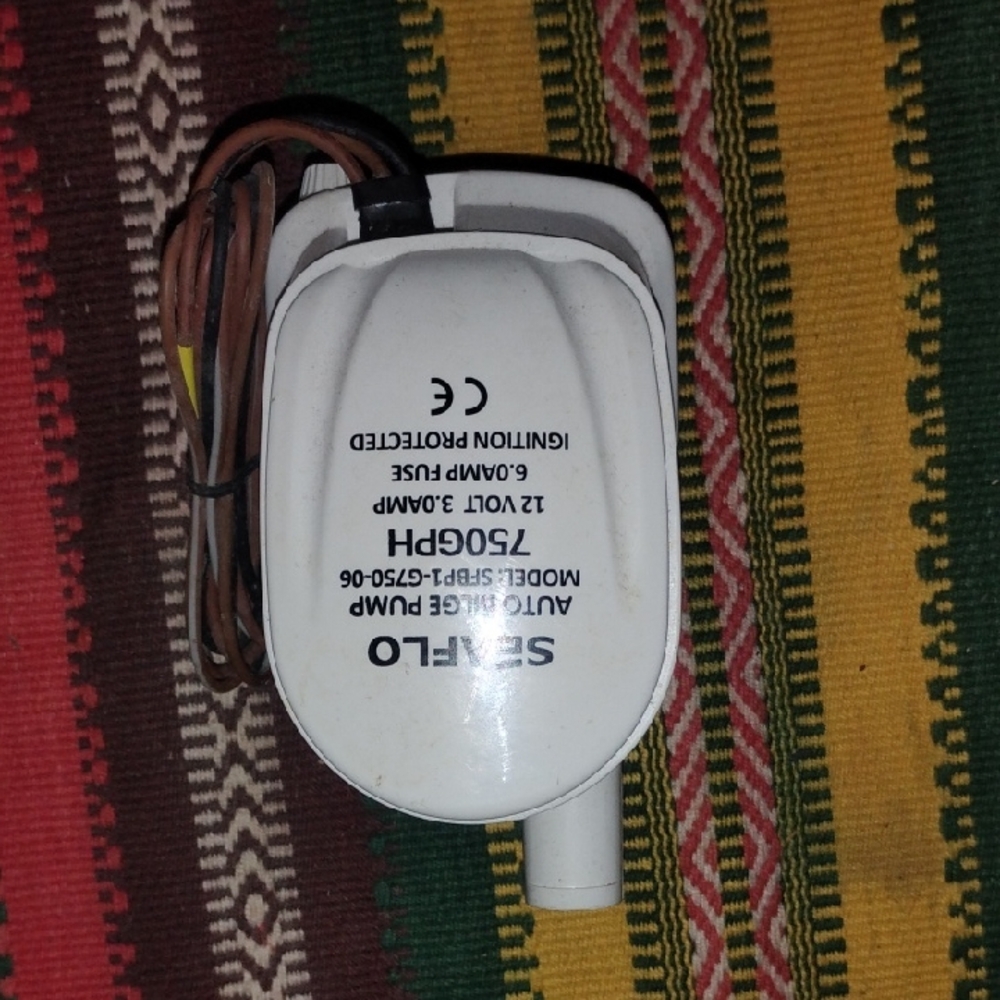 White Auto Bilge Pump